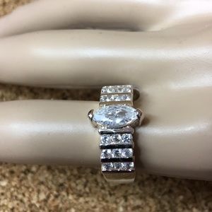 Sterling Cocktail Ring Size 7